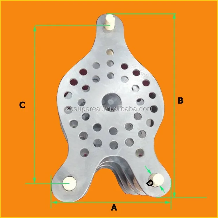 SIC fish plate sizes