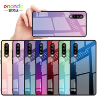 

Rainbow glass custom case mobile covers phone P20 pro for Huawei P30