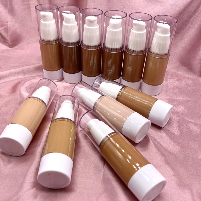 

No Logo Long Lasting Makeup Black Skin Creamy Liquid Matte foundation vendor