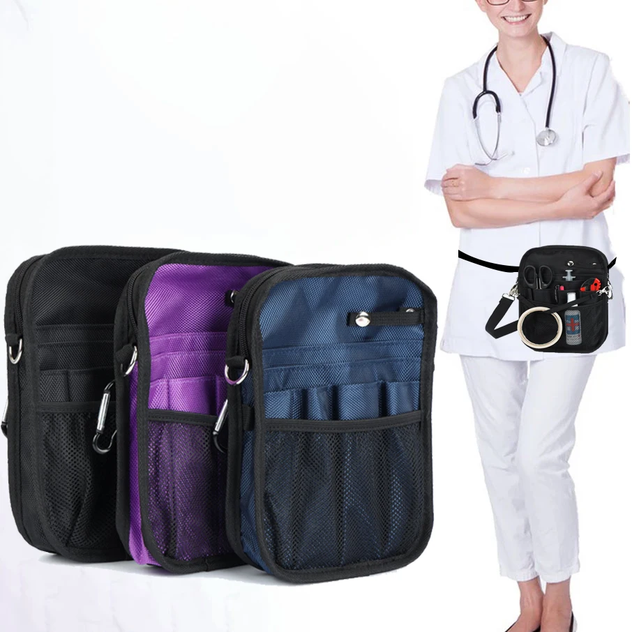 

Custom logo hospital kit de ingreso surgical kit for veterinarians pet nursing pocket medical fanny pack pouch nurse waist bag
