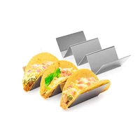 

Stainless Steel Grill Safe Taco Holder for Baking Dishwasher Easy-to-Pack