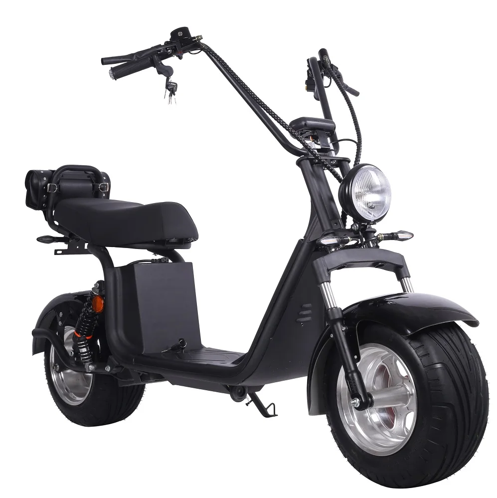 X20P EEC COC CE  HarleyStyle off road Fat Tire Aluminum Wheel  Electric Citycoco Scooter citycoco 2000w for adults 60V 20Ah