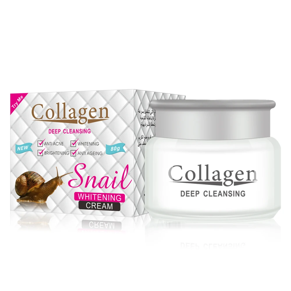 

Skin Care Anti Wrinkle Anti Aging Moisturizing Nutrition Repair Collagen Snail Face Cream