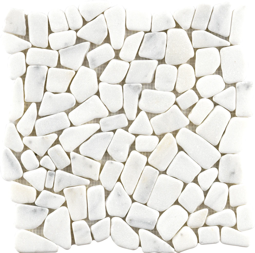 Горячая продажа Thassos White Mosaic Rock Style Stone Mosaic Производство из Фошаня, Китай