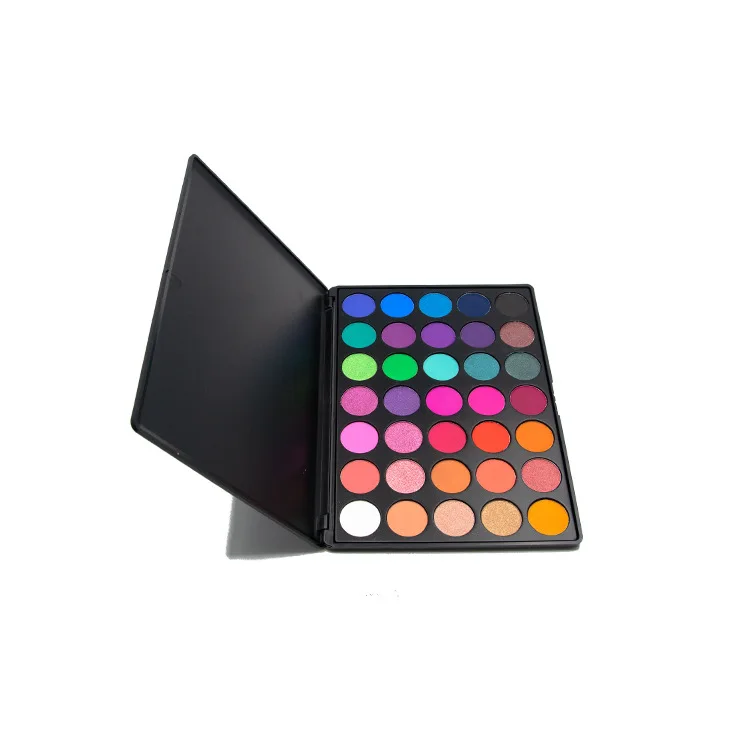 

make up eye shadow cosmetics customize glitter 35 colors super eyeshadow palettes private label vender
