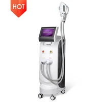 

New design no pain 2 handpieces fast hair removal ipl machine