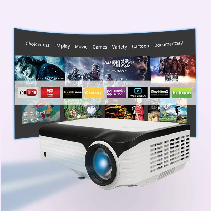 

Native 1080P Led Home Projector, Best Projector For Outdoor Movies Films Videos