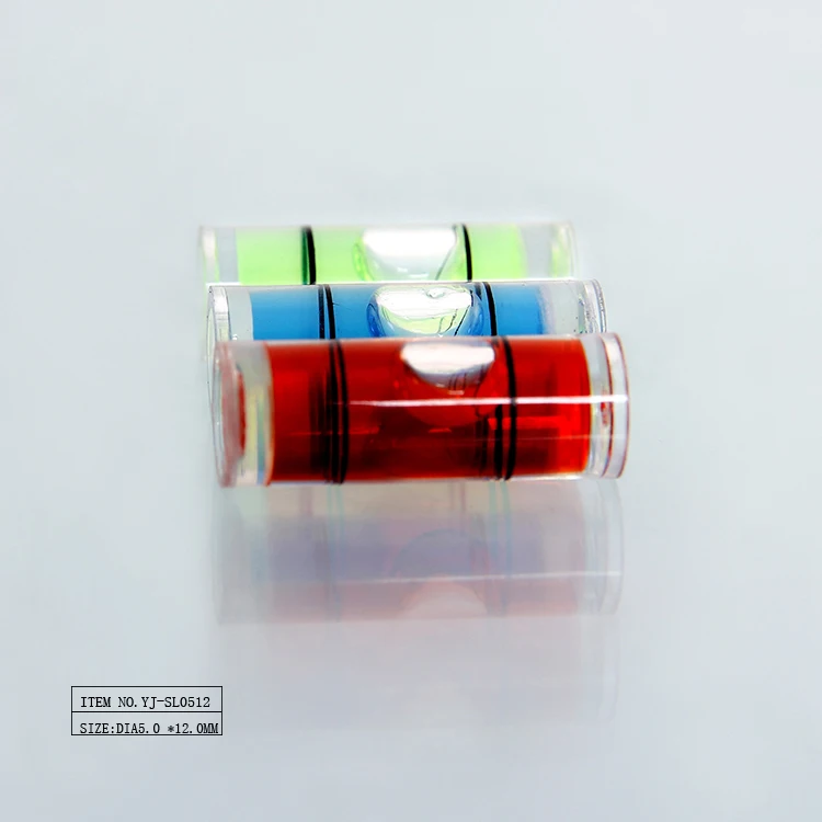 plastic spirit level bubble vial
