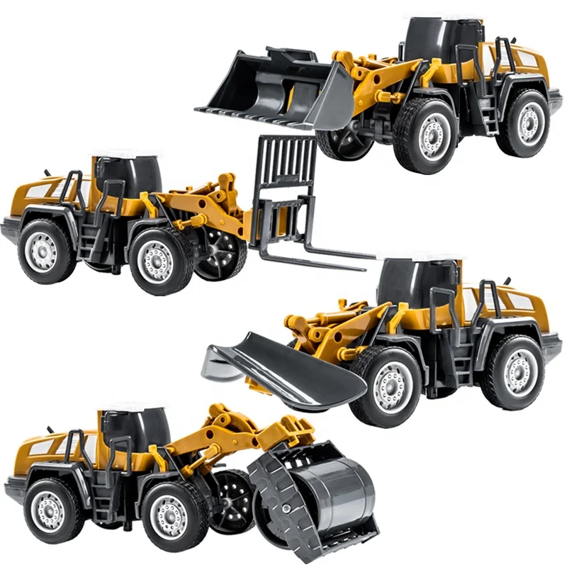 

Roller Bulldozer Forklift Construction engineering vehicle toys Model excavator toy car Series Truck diecast toys for Kids car