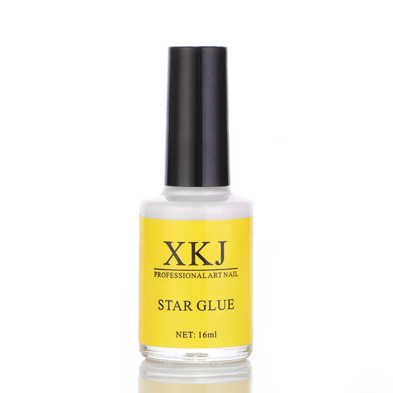 

Misscheering 15 ML Professional Nail Art Transfer Tips Galaxy Star Foil Glue Adhesive White Nail Glue For Sticker