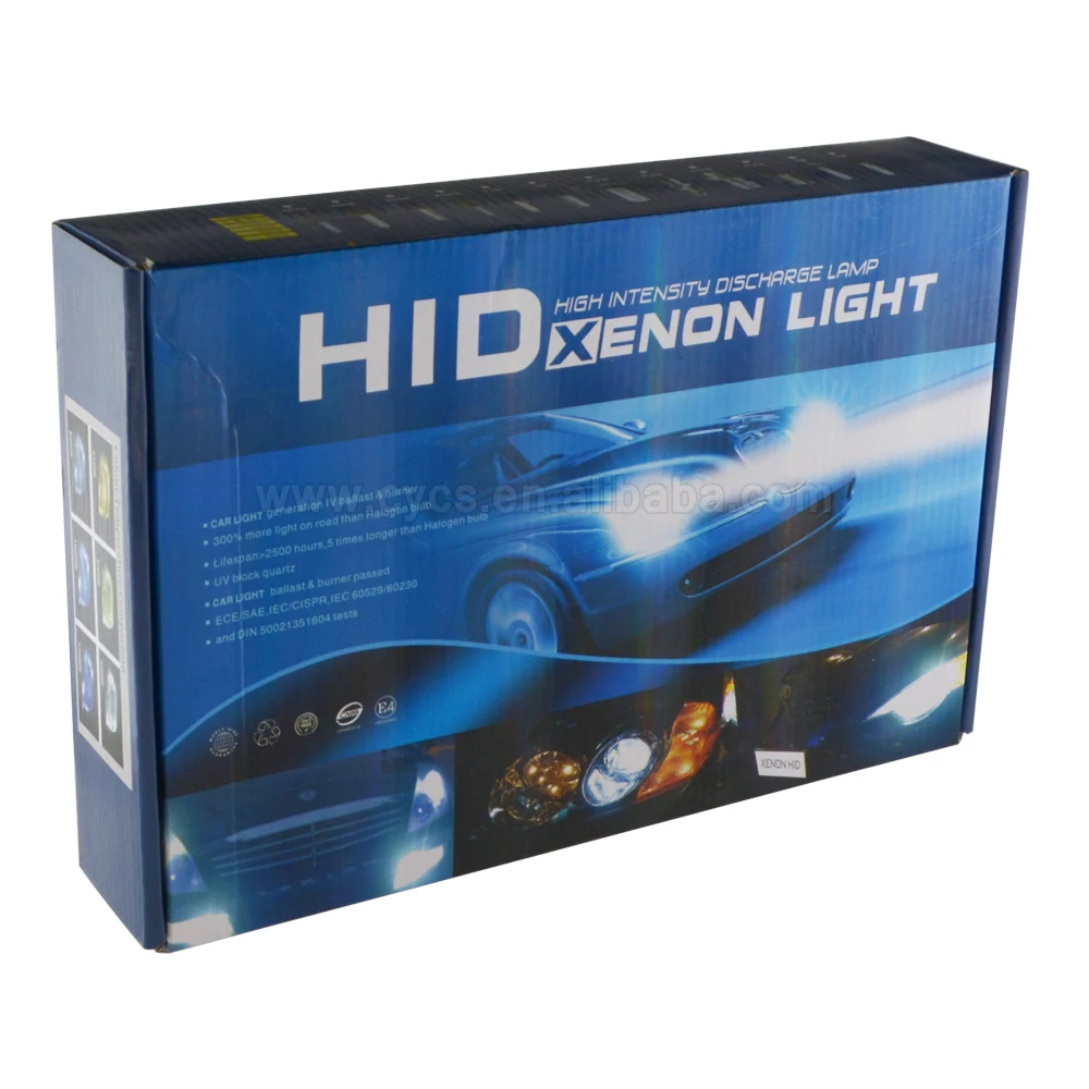 H7,10000K QIDIAN 55W Sorgente Luminosa per Auto Xenon HID Fari Lampadina di zavorra Kit DC Super Slim Xenon Conversion H1 H3 H4 H7 H8 H9 H10 H11 HB3 HB4 9005 9006