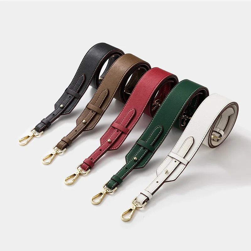

Bag Accessories 4.1cm Custom Handbags Adjustable Belt Moving Genuine Shoulder Strap Leather For Bags