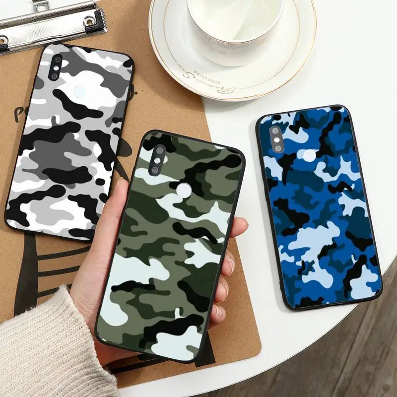 

Camouflage Pattern Camo military Phone Case For Xiaomi redmi 9 9a 8 8a note 10 9 9s 8 8t 7 mi 9 9t 10 pro max funda