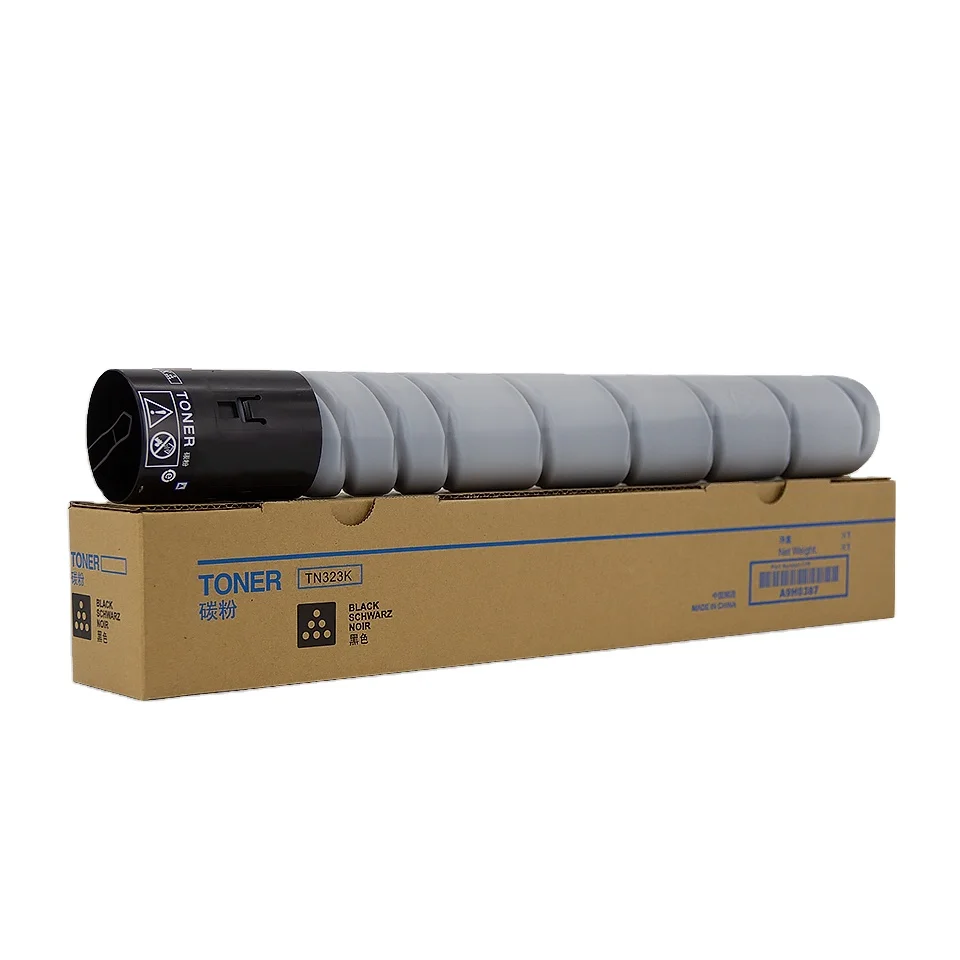 TN323 TN-323 Japan Toner Cartridge Compatible Copier Toner for Konica Minolta Bizhub 227 287 367 7522 7528 Black Copier Toner