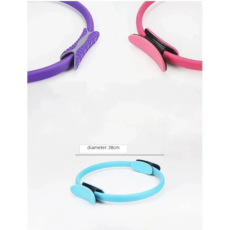 
Wholesale Fitness equipment double handle magic circle yoga pilates ring 