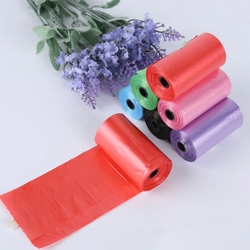 

1 Roll 20pcs Pet Dog Poop Bags for Dogs Cat Degradable Waste Pick Up Clean BagGarbage Bags Dog Accessories