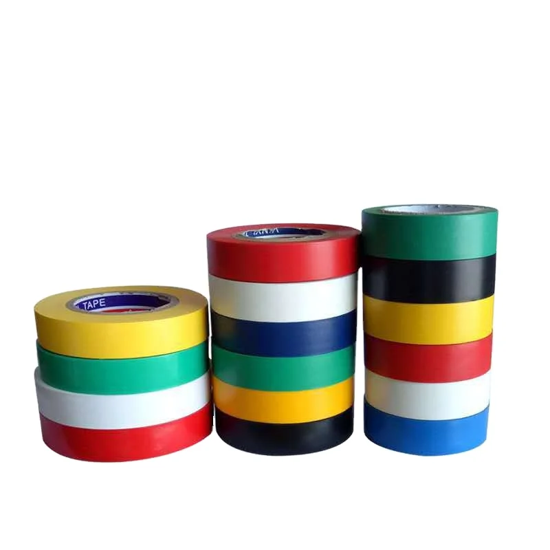 

Good Quality Black Insulation Tape In Stock Waterproof Flex Vinyl Electrical Pvc insulating Tape 0.13mm*17mm*20yards