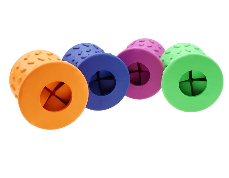 Dumbbell Shaped Treat Dispensing Dog Toy Pet Toys Dog Teeth Clean Toy Dog Treat Puzzle