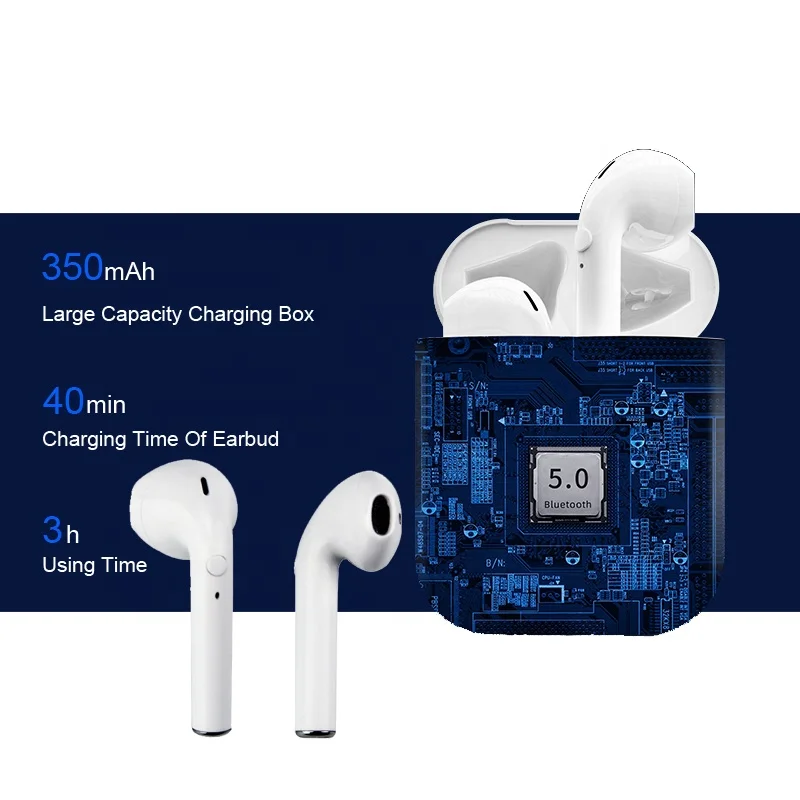 

TH-H01 OEM active noise cancelling bluetooths earbuds manufacturer, White