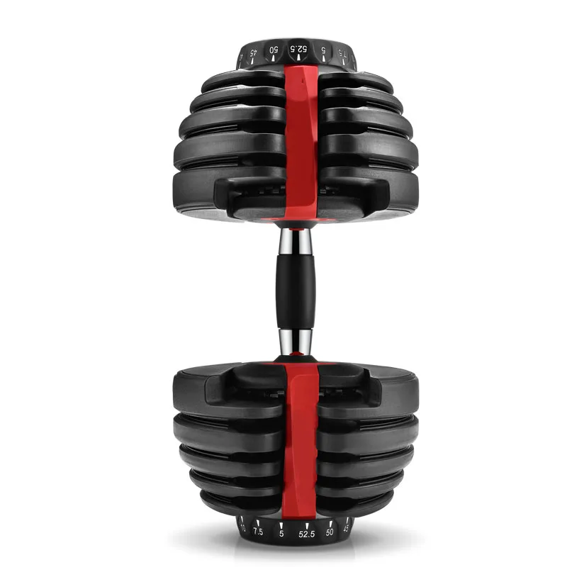 

Custom Logo OEM China 552 Equipment Exercise Power Iron Set Fitness Free Weight 52.5LB 24 Kg Automatic Adjustable Dumbbell, Optional