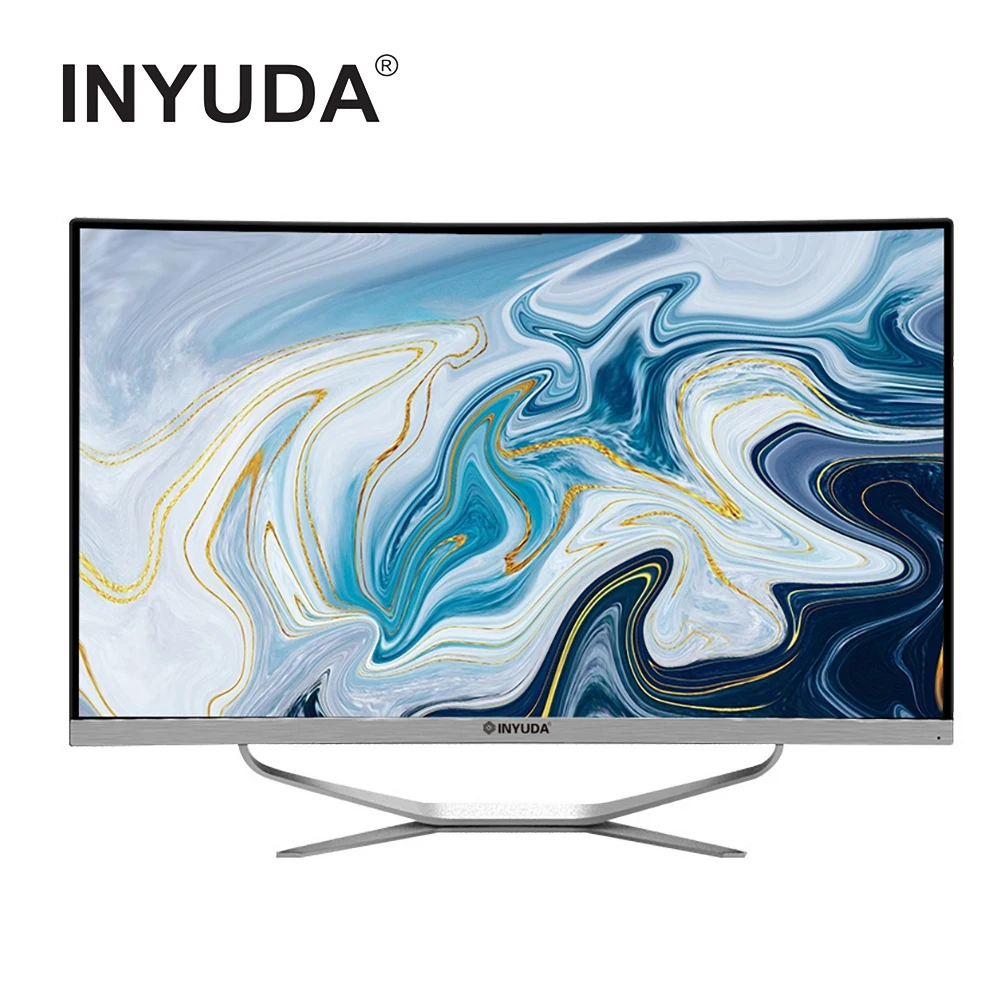 

INYUDA all in one pc 27 inch 24 inch I3 I5 I7 configurable Curved Screen computer gaming all in one computer desktops