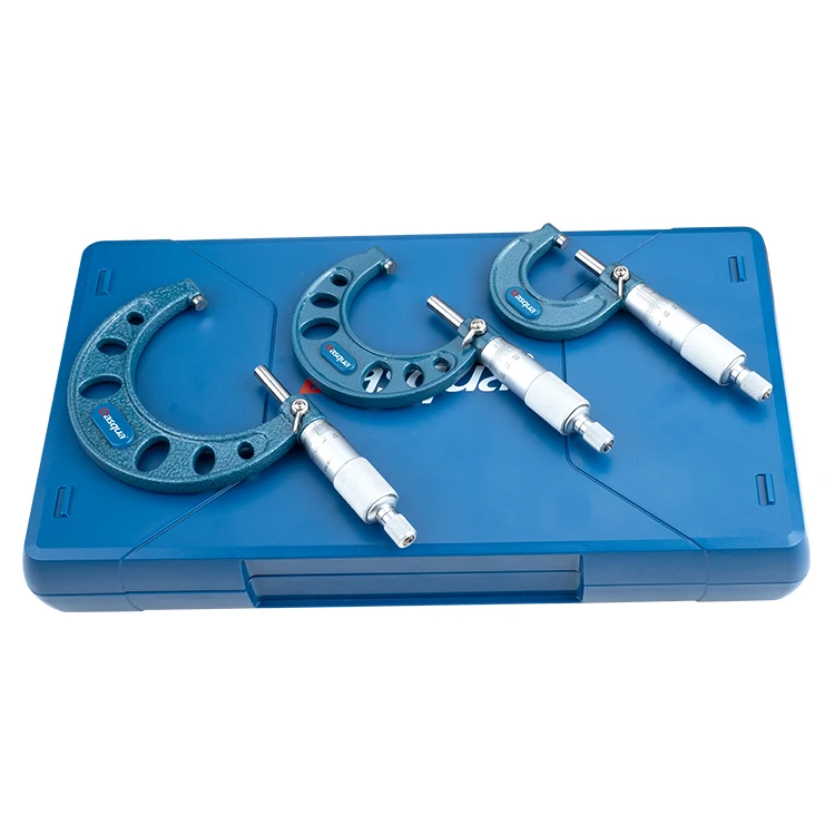 
Dasqua 3Pcs Outside Micrometer Gauge Set With Spindle Lock 