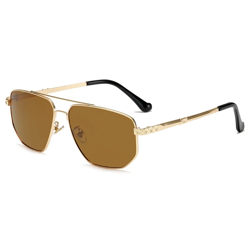

Custom your own brand retro outdoor men alloy tac driving sun glasses male