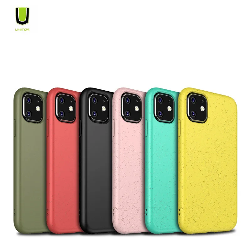 

UNIMOR New Trendy Mobile phone case eco friendly custom biodegradable designer for iphone 11 pro max phone case