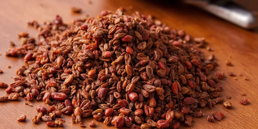 Homemade chili spice blends stored in jars