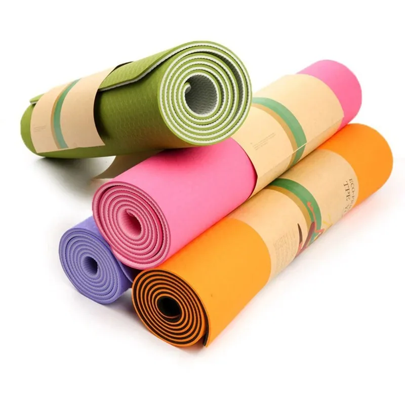 

Good Price Luxury High Quality Custom Design Outdoor Natural rubber ECO-friendly Alignment TPE Yoga Mat, Customized