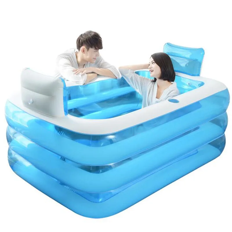 

Summer products PVC large inflatable bathtub spa bathtub inflatable adult, As picture customized