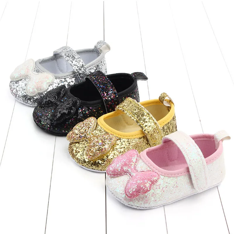 

summer casual walking soft mary jane toddler infant girl bling baby shoes, Picture