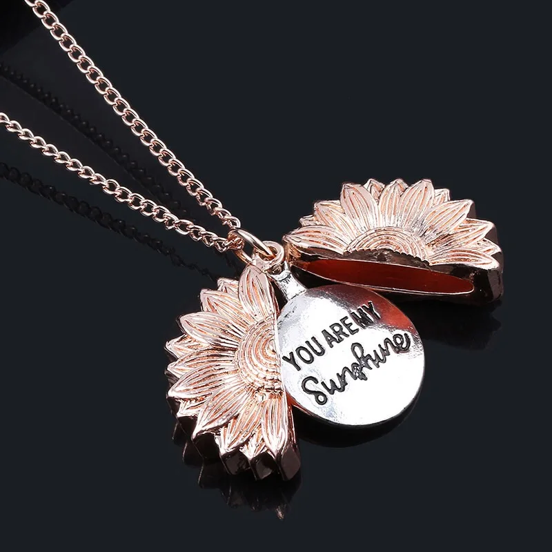 

Sunflower Jewelry S925 Sterling Silver Sunflower pendant necklace
