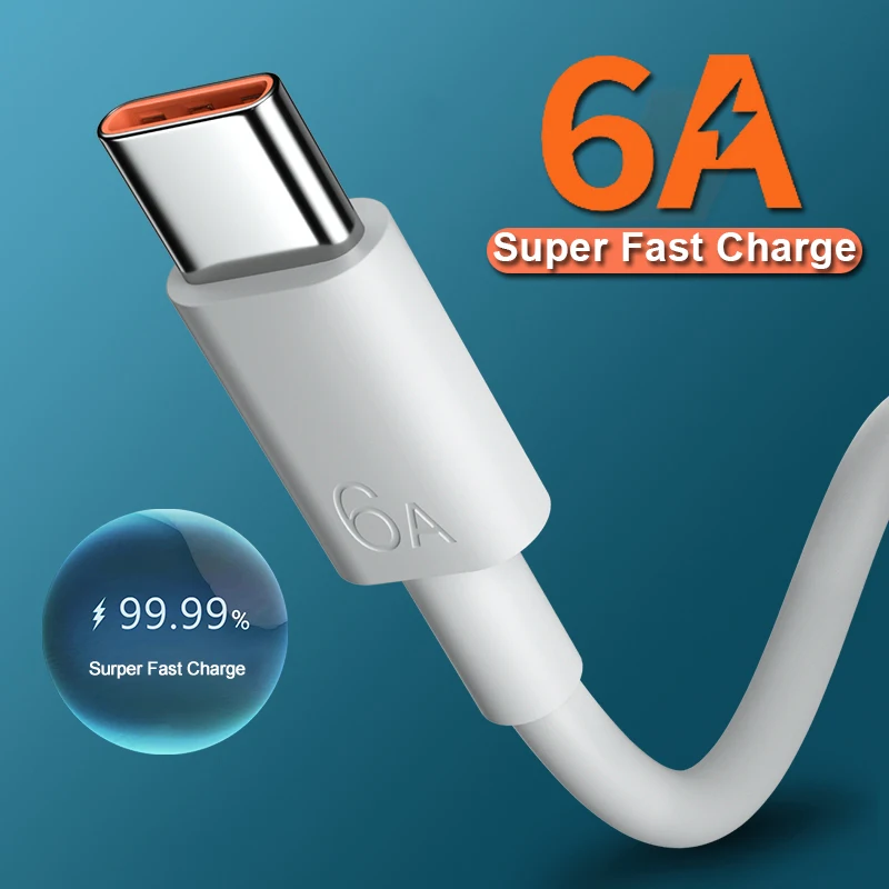 

Free Shipping Usb Cable 6A C Type Cable Quick Charge Usb Charging Charger Cable