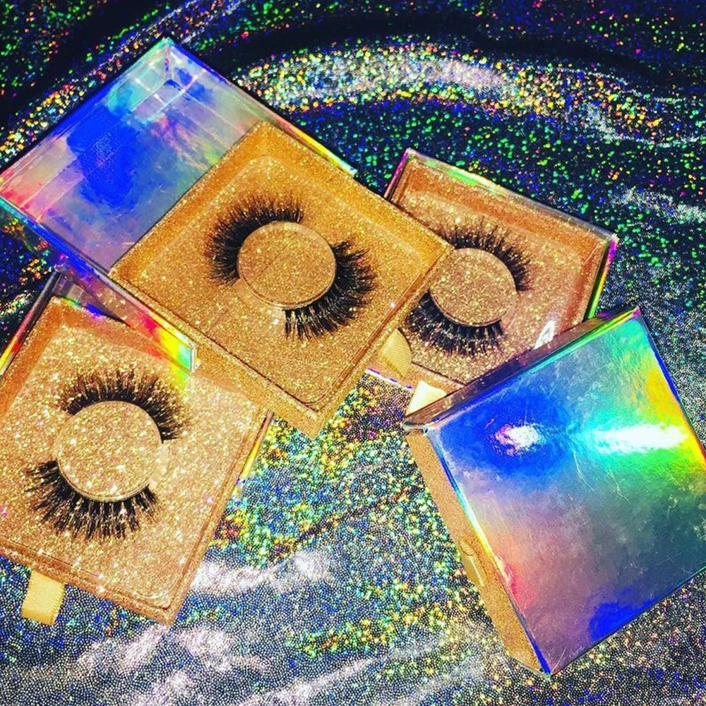 

wholesale 25mm 30mm 3d fluffy 100% mink eyelash 3d mink eyelashes with fancy box, Natural black