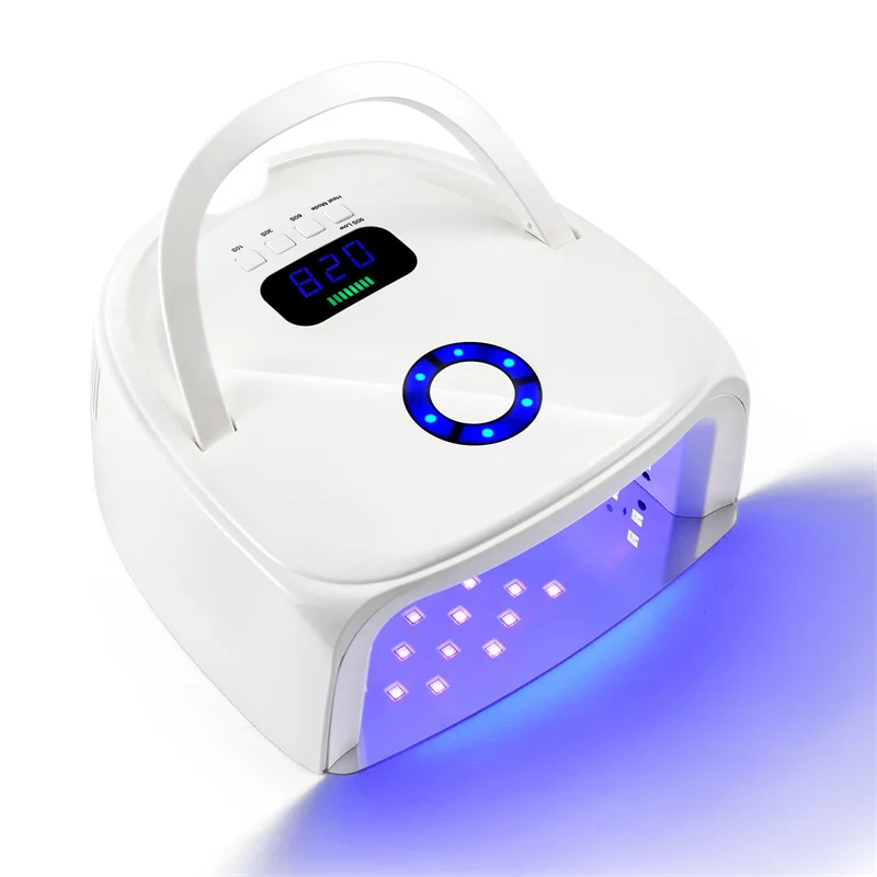 

rechargeable uv led nail lamp cordless 96w uv led lamp 2022 nails uv gel lamp with 15600mah battery