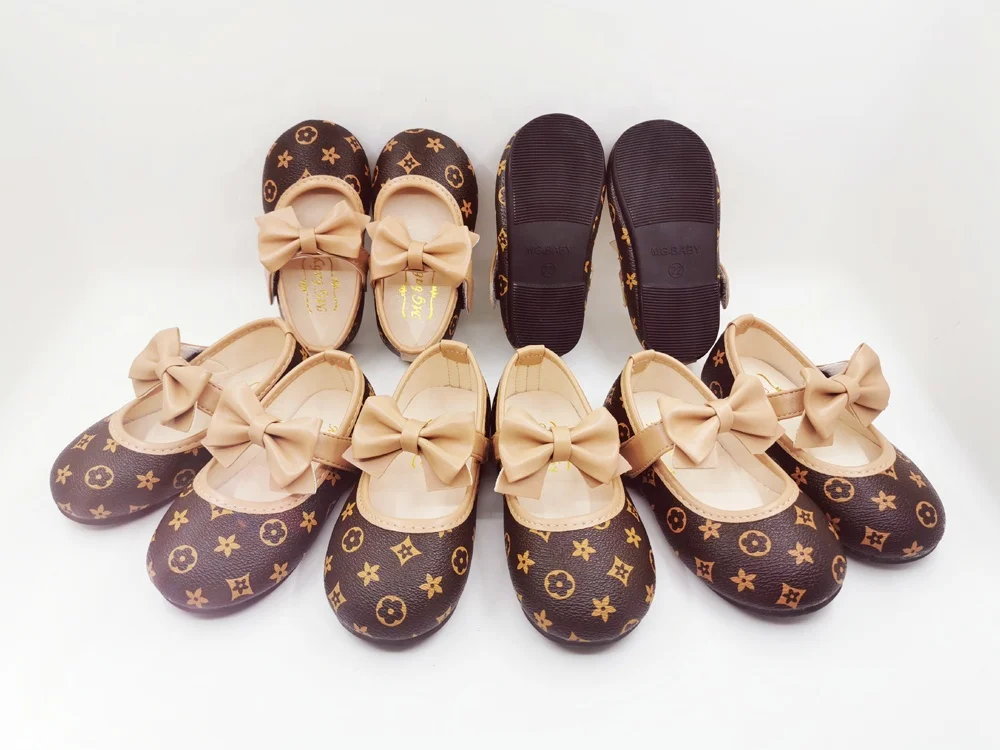 
flat touch baby party the princess shoes bowknot 