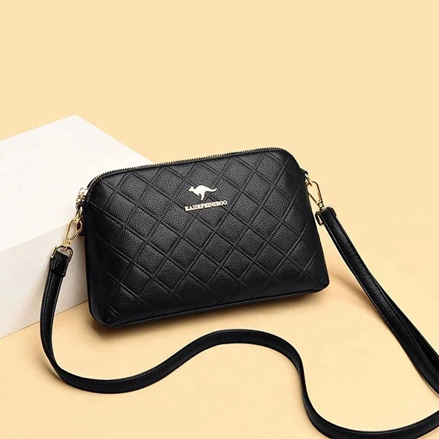 

RTS2021 latest leather texture one-shoulder hand-held cross-body bag pu bag, Customized color