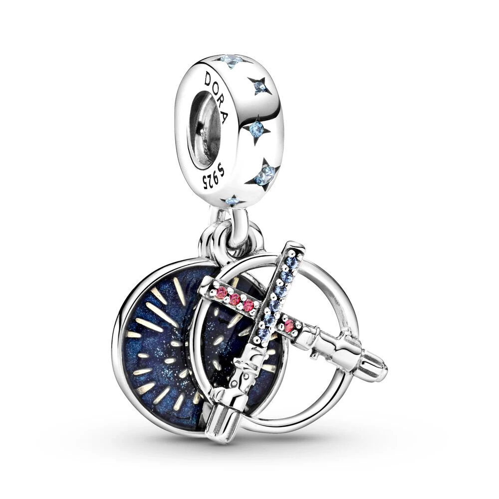 

Dandora 925 standard silver high quality Bracelet pendant star charms fit