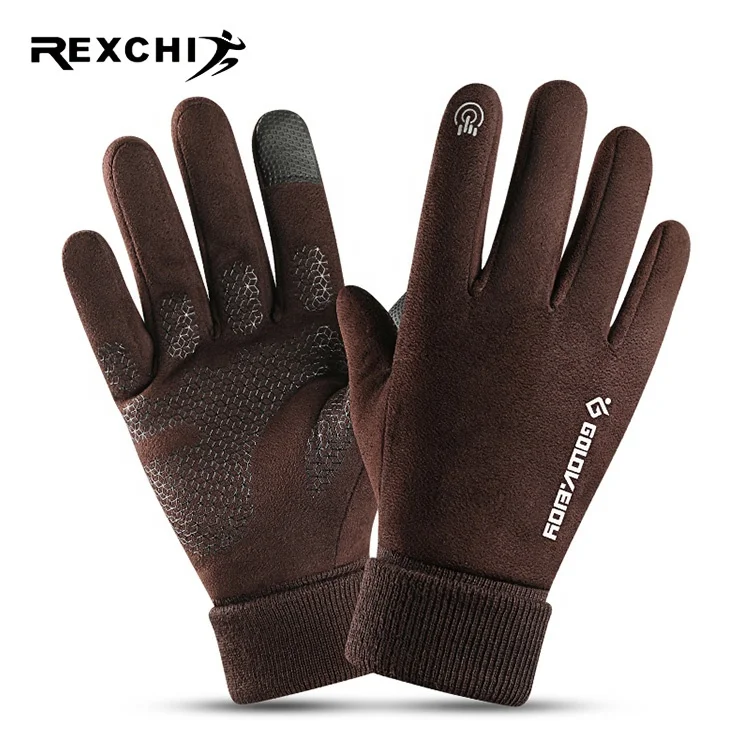

REXCHI DB40 Light Weight Motorcycle Touched Screen Anti-Skidding Racing Glove Winter Windproof Warm Tactical Gloves Military, Has 2 colors