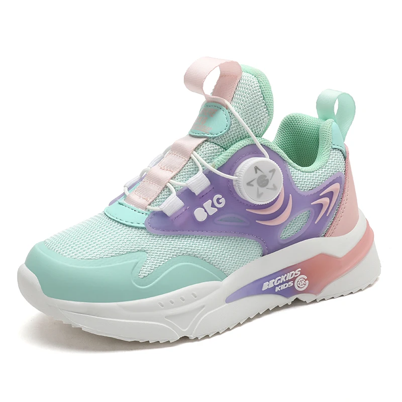 

New Versatile Kids Casual Shoes Convenient Shoelaces Sports Shoes Super Breathable Outdoor Children Shoes, 4 colors