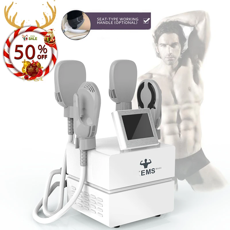 

2022 New Arrival 4 Handles Muscle Stimulator Ems Emslim RF With 5000 W For Weight Loss Muscle Building