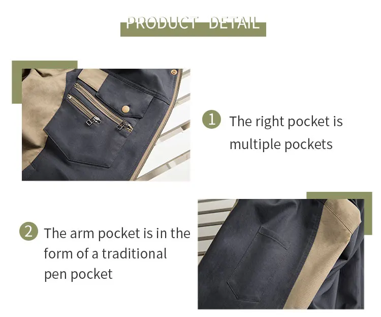 Mechanic Working Clothes Safety Uniform Outdoor Work Clothes Men's