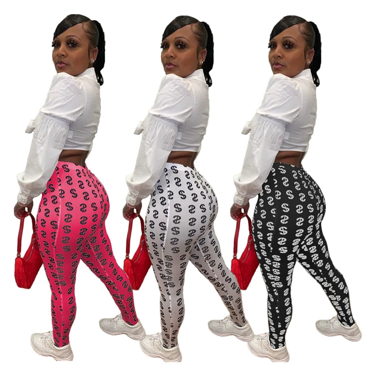

D96178 womens clothes 2021 new women's fashion plus size womens trousers & pants