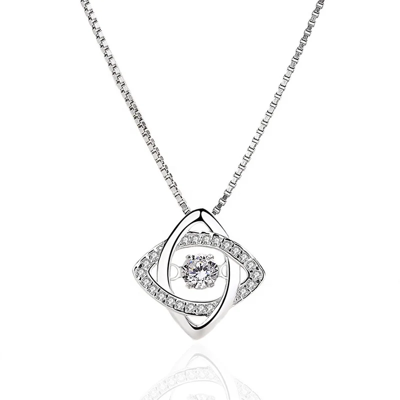 

Simplicity Aestheticism 925 Sterling Silver Lovely Pendant Best Gift, White