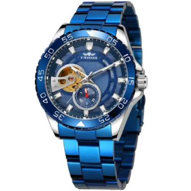

WINNER 255 Male Wrist Watch Steel Automatic Mechanical Fashion Waterproof Watches Hot
