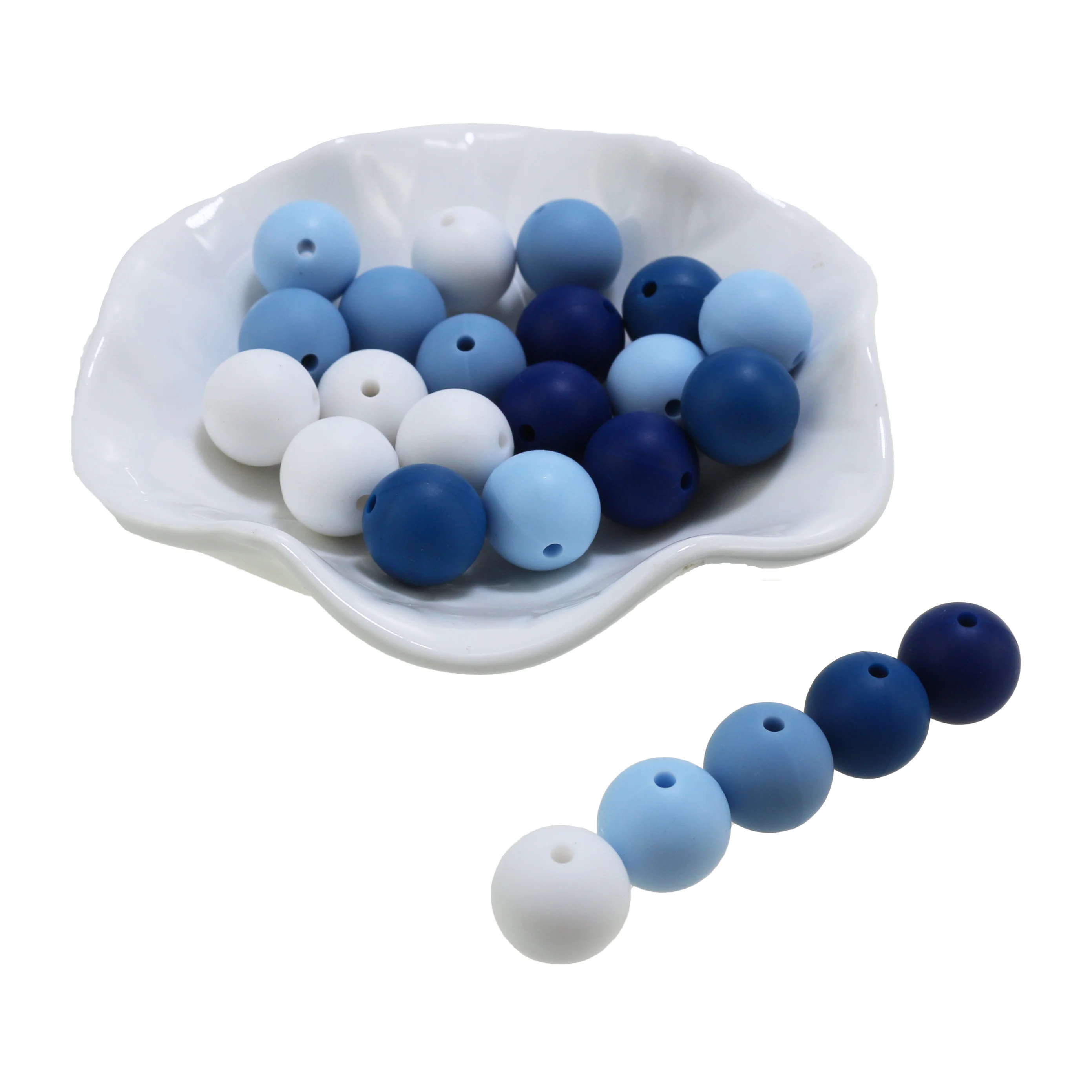

Fast Shipping BPA Free Food Grade Soft Silicone Teething Beads