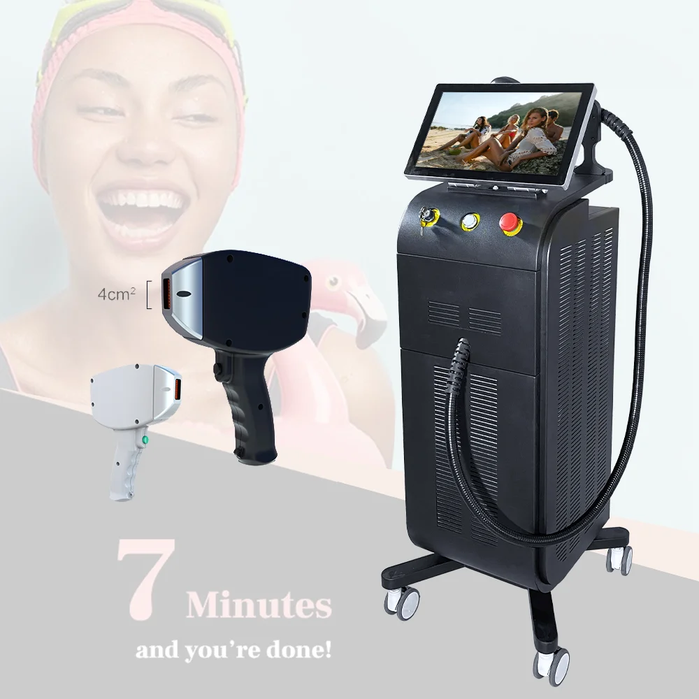 

2021 Vertical 3 Wavelength Epilation Laser Diode Laser For Hair Removal 808nm Beauty Machine, Optional