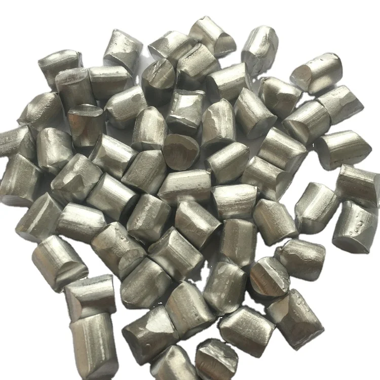 
High purity aluminum section of deoxidized aluminum granulated aluminum ball for steelmaking in steelmaking plant 