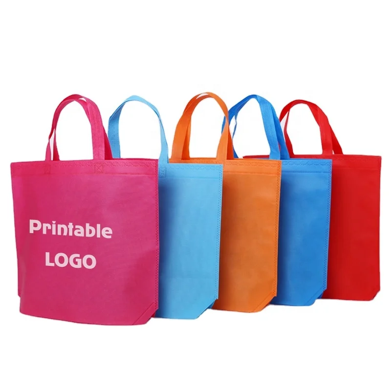 

Biodegradable extra large hot seal friendly pp heat press non woven plant beach tote bag big size, Black&blue&red&green &white&rose red&black&pink&purple